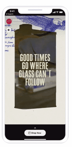 Facebook Stories Ad der Stillhouse Spirits Co.