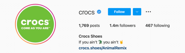 鳄鱼Instagram生物